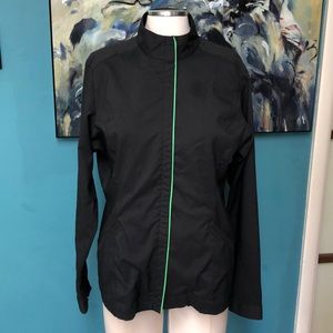 Nike Golf Nike Fit Dry Black Green Jacket Size L